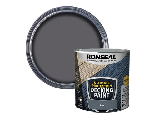 Ronseal Ultimate Protection Decking Paint Slate 2.5 litre Ronseal - Dynamic Drive