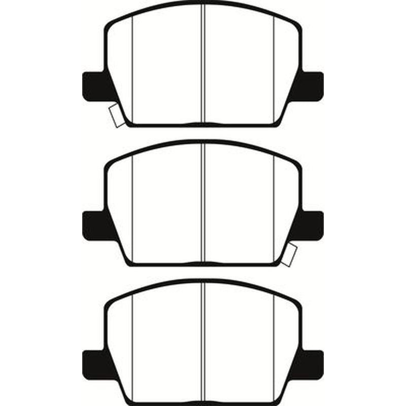 Abtex Front Brake Pad Set fits Opel Insignia B Country Tourer 2017-2018