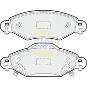 NAPA Front Brake Pad Set fits Toyota Yaris/Vitz 1999-2005 1.0 1.3 1.4