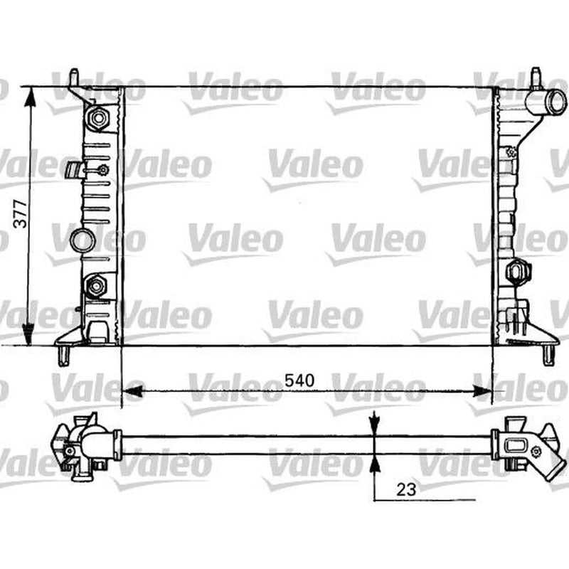 Valeo Engine Radiator 731393