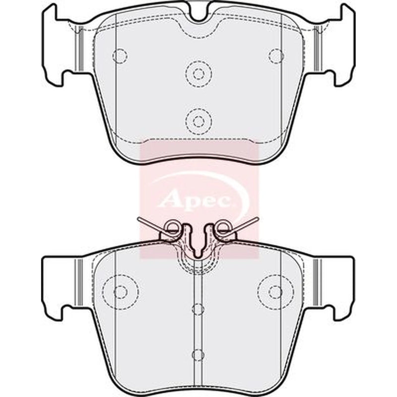 Apec Rear Brake Pad Set PAD2131