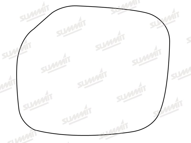 Summit Heated Base Plate With Standard Mirror Glass fits Citroen Berlingo 97 on RHS Summit - Bars 4 Cars