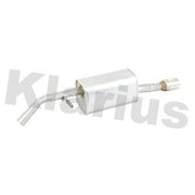 Klarius Box With Centre Pipe Rear fits Citroën C3 II 2009-2016 1.6