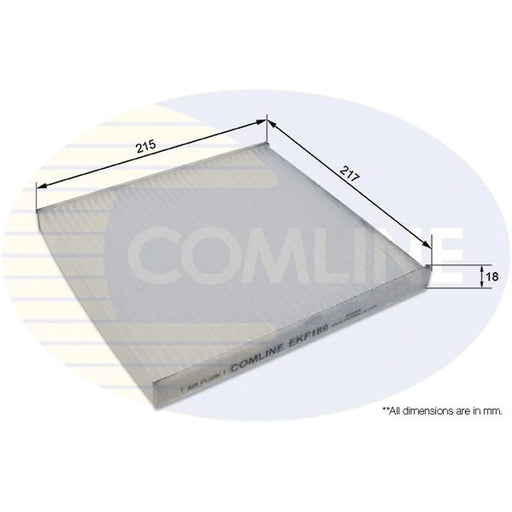 Comline Cabin Air Filter (Pollen Filter) fits Subaru Legacy IV 2003-2009