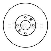 Borg & Beck Front & Rear Brake Discs & Pads fits Peugeot 208 I 2012-2019 1.6