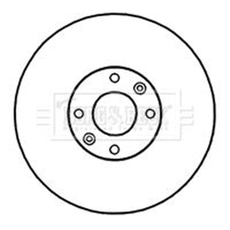 Borg & Beck Front & Rear Brake Discs & Pads fits Peugeot 308 Sw I 2007-2014