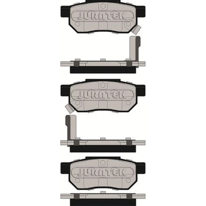 Juratek Rear Brake Pad Set fits Honda Accord III 1985-1989 1.6 2.0