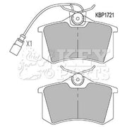 Key Parts 4 x Rear Brake Pad Set fits Ford Galaxy I 1995-2006 1.9