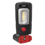 Sealey Rechargeable 360 Inspection Light 3W COB & 1W SMD LED Black Lithium-Polym Sealey - Dynamic Drive