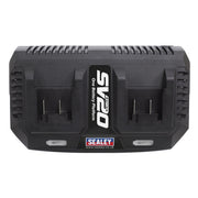 Sealey Dual Battery Charger 20V SV20 Series Lithium-ion CP20VMC2 Sealey - Dynamic Drive