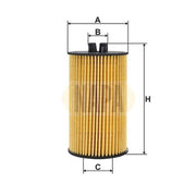 NAPA Engine Oil Filter fits Opel Astra J 2012-2018 1.6