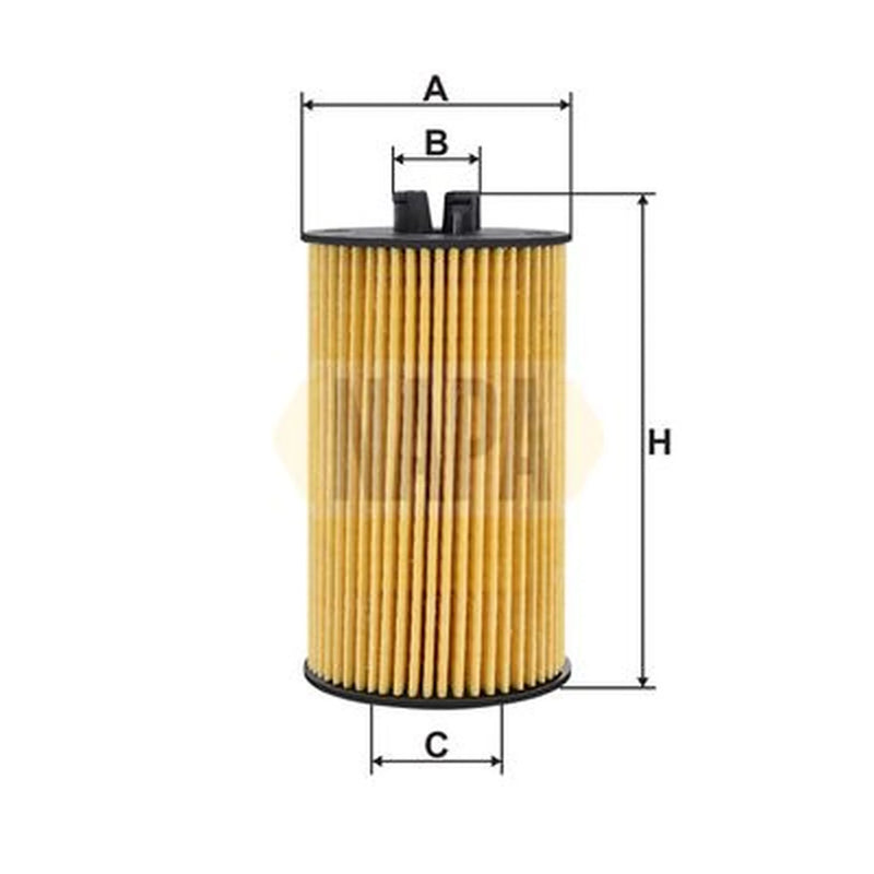 NAPA Engine Oil Filter fits Opel Astra J 2012-2018 1.6