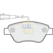 NAPA Front Brake Pad Set fits Alfa Romeo Mito 2008-2018 0.9 1.4