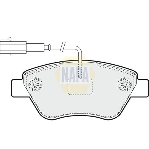 NAPA Front Brake Pad Set NBP1869