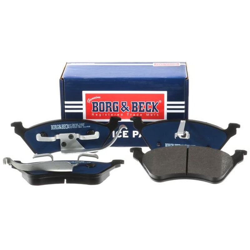Borg & Beck Front & Rear Brake Discs & Pads fits Jeep Cherokee 2001-2004 2.4 3.7