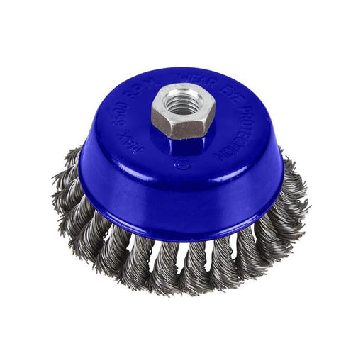 Bluespot Tools Twist Knot Cup Brush 100mm M14 X 2 BlueSpot Tools - Dynamic Drive