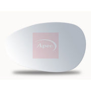 Apec Exterior Wing Mirror Glass Left fits Abarth 500 / 595 / 695 2008 on 1.4
