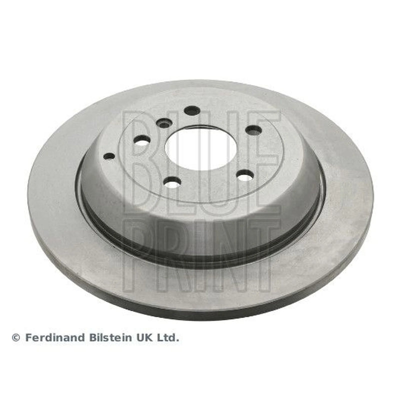 Blue Print 2 x Solid Rear Brake Discs ADU174341-x2
