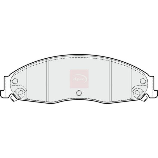 Apec Front Brake Vented Discs & Pads fits Cadillac Cts 2003-2007 2.8 3.6