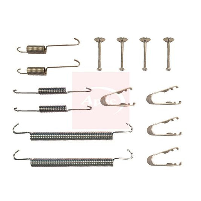 Apec Brake Shoe Accessory Kit Rear fits Toyota Avensis 1997-2003 1.6 1.8 2.0