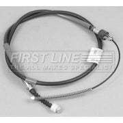 First Line Handbrake Cable Left Rear fits Opel Frontera A Sport 1992-1998 2.0
