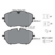Textar Front Brake Pad Set 2221801