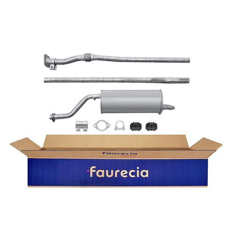 Hella End Silencer Rear fits Fiat Grande Punto 2005 on 1.2