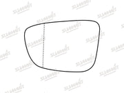 Summit Stick-On Aspheric Mirror Glass fits BMW 5 Series 17 on LHS Summit - Bars 4 Cars