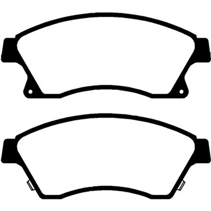 Abtex Front Brake Pad Set fits Chevrolet Aveo 2011-2015 1.2 1.3 1.4 1.6