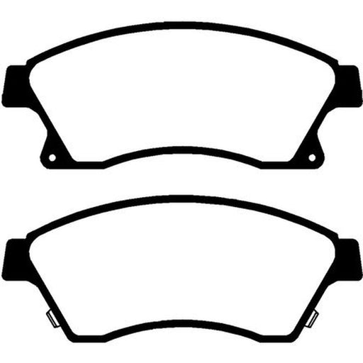 Abtex Front Brake Pad Set fits Chevrolet Aveo 2011-2015 1.2 1.3 1.4 1.6