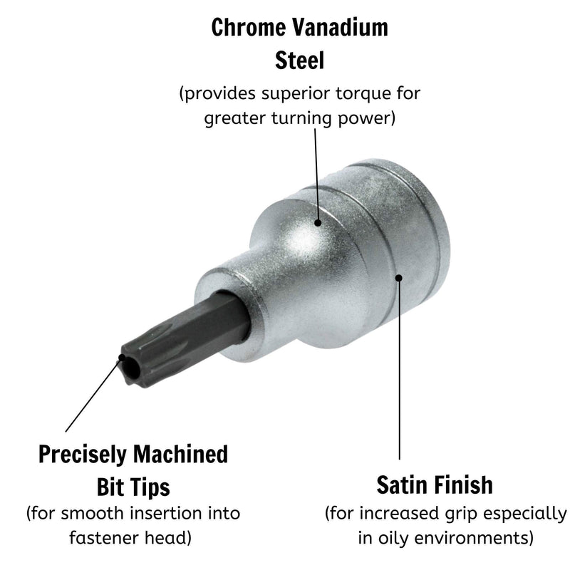Teng Tools 1/2" TPX Bit Socket TPX25 Teng Tools - Dynamic Drive