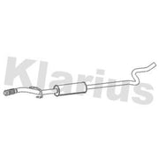 Klarius Box With Centre Pipe Centre fits Citroën C3 II 2009-2016 1.4 1.6
