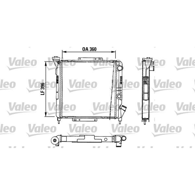 Valeo Engine Radiator 883729