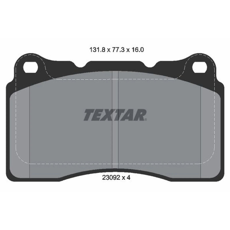 Textar Front Brake Pad Set 2309203