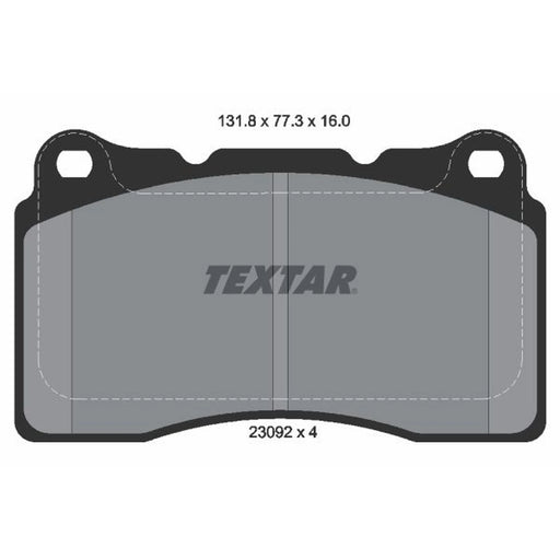 Textar Front Brake Pad Set 2309203