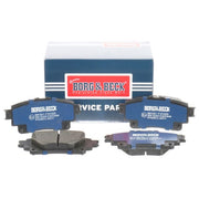 Borg & Beck Rear Brake Solid Discs & Pads fits Toyota Highlander 2019 on 3.5
