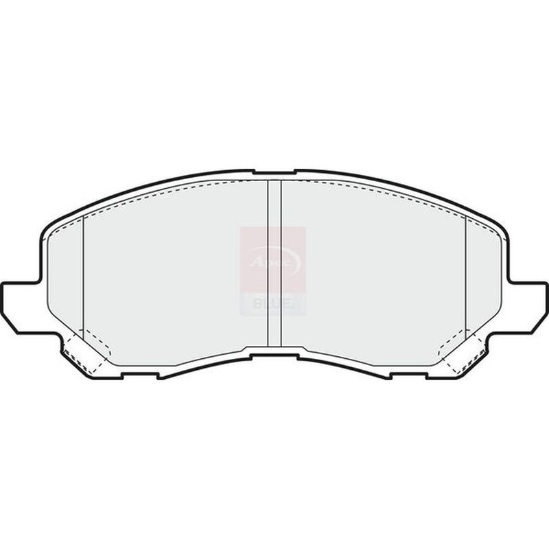 Apec Front Brake Pad Set fits Chrysler Sebring 2007-2010 2.0 2.4 2.7