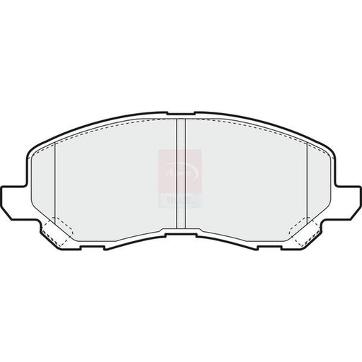 Apec Front Brake Pad Set fits Chrysler Sebring 2007-2010 2.0 2.4 2.7
