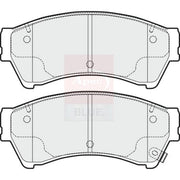 Apec Front & Rear Pads fits Mazda 6 2007-2013 1.8 2.0 2.2 2.5