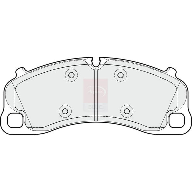 Apec Front Brake Pad Set fits Porsche 911 2013-2024 3.0 3.8