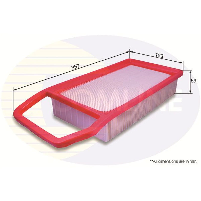 Comline Engine Air Filter fits Citroën C5 II 2004-2008 1.8 2.0 3.0