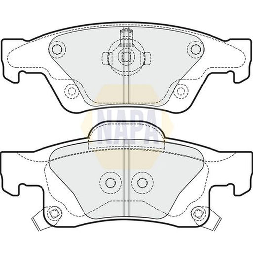 NAPA Rear Brake Pad Set NBP1766