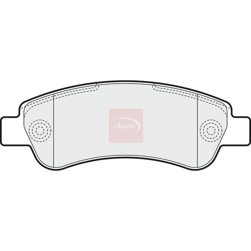 Apec Rear Brake Pad Set PAD1589