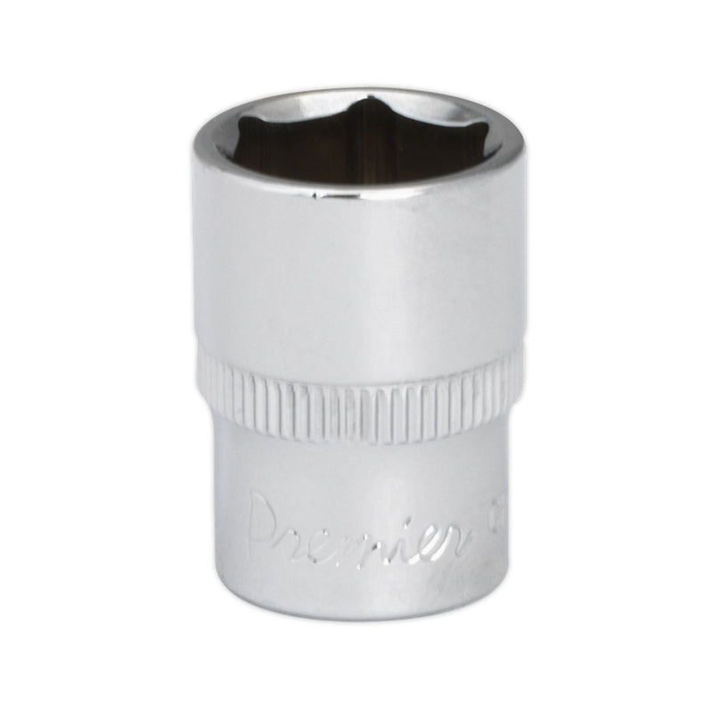 Sealey WallDrive Socket 13mm 1/4"Sq Drive Fully Polished SP1413 Sealey - Dynamic Drive