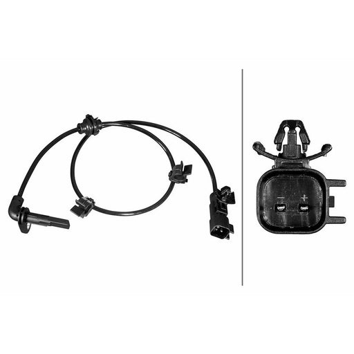 Hella ABS Wheel Speed Sensor Rear fits Chevrolet Cruze 2009-2011 1.6 1.8 2.0
