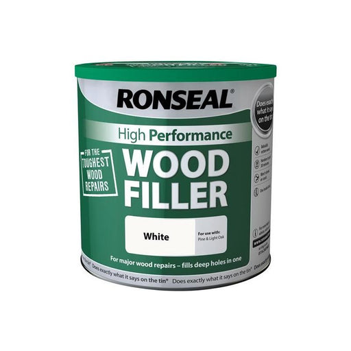 Ronseal High-Performance Wood Filler White 3.7kg Ronseal - Dynamic Drive