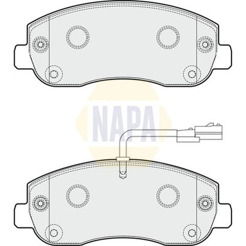 NAPA Front Brake Pad Set fits Ineos Grenadier Closed Off-Road 2022 on 3.0