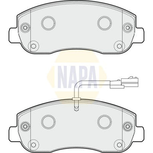 NAPA Front Brake Pad Set fits Ineos Grenadier Closed Off-Road 2022 on 3.0