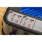 Sealey Four Bank 6/12V 8A (4 x 2A) Auto Maintenance Charger MBC420 Sealey - Dynamic Drive
