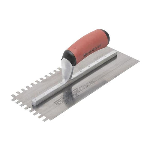 Marshalltown 6mm Stainless Steel Square Notched Trowel DuraSoft® Handle Marshalltown - Dynamic Drive